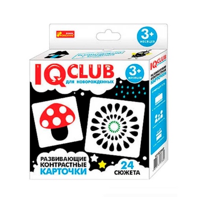 Развивающие контрастные карточки 3+ Ranok 13152050Р 1